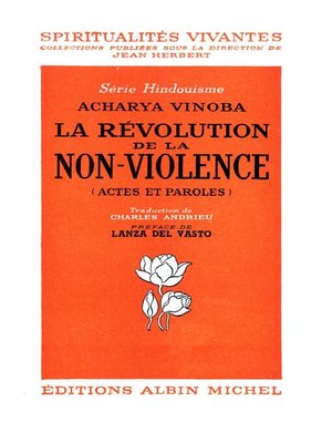 cover image of La Révolution de la non-violence